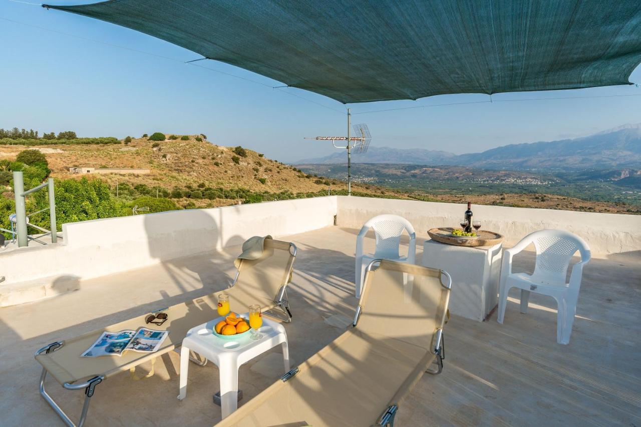 Bella-Maria At Aptera With Mountain And Sea View !! Chania  Exterior foto